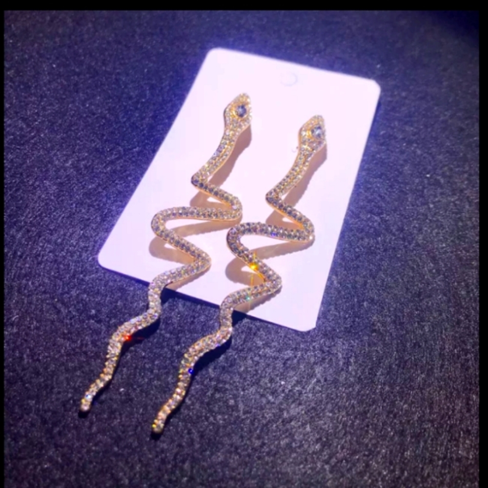 Designer Snake Earrings for Women